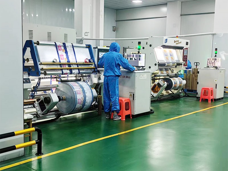 切断検品作業場